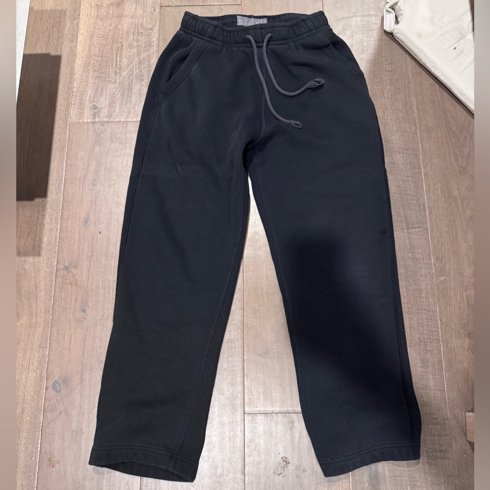 Abercrombie & Fitch premium heavyweight loose sweatpant black XS